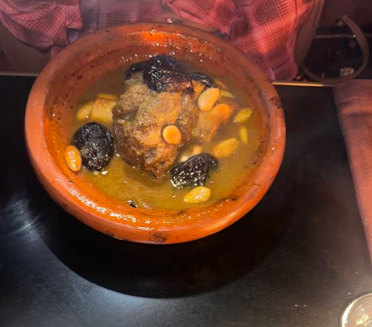Tajine d'agneau aux pruneaux et amandes Marrakech